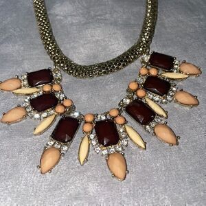 Gold Rhinestone Necklace